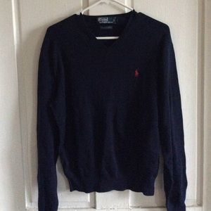 Navy Polo Sweater